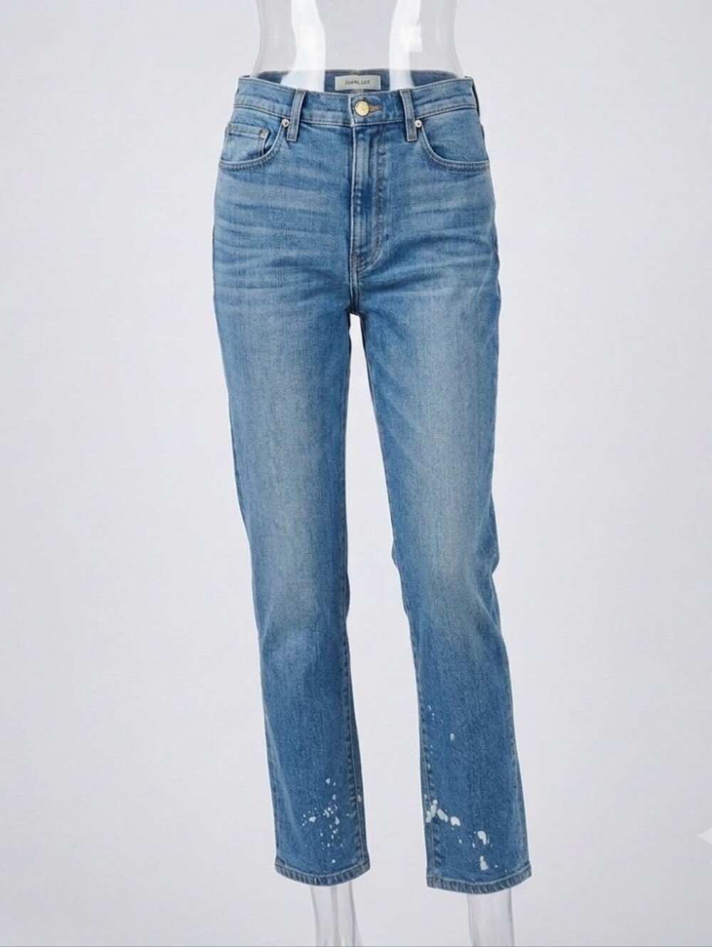 SLVRLAKE Beatnik Ankle High Rise Love Matters Wash Premium Denim Jeans Sz 27 Art